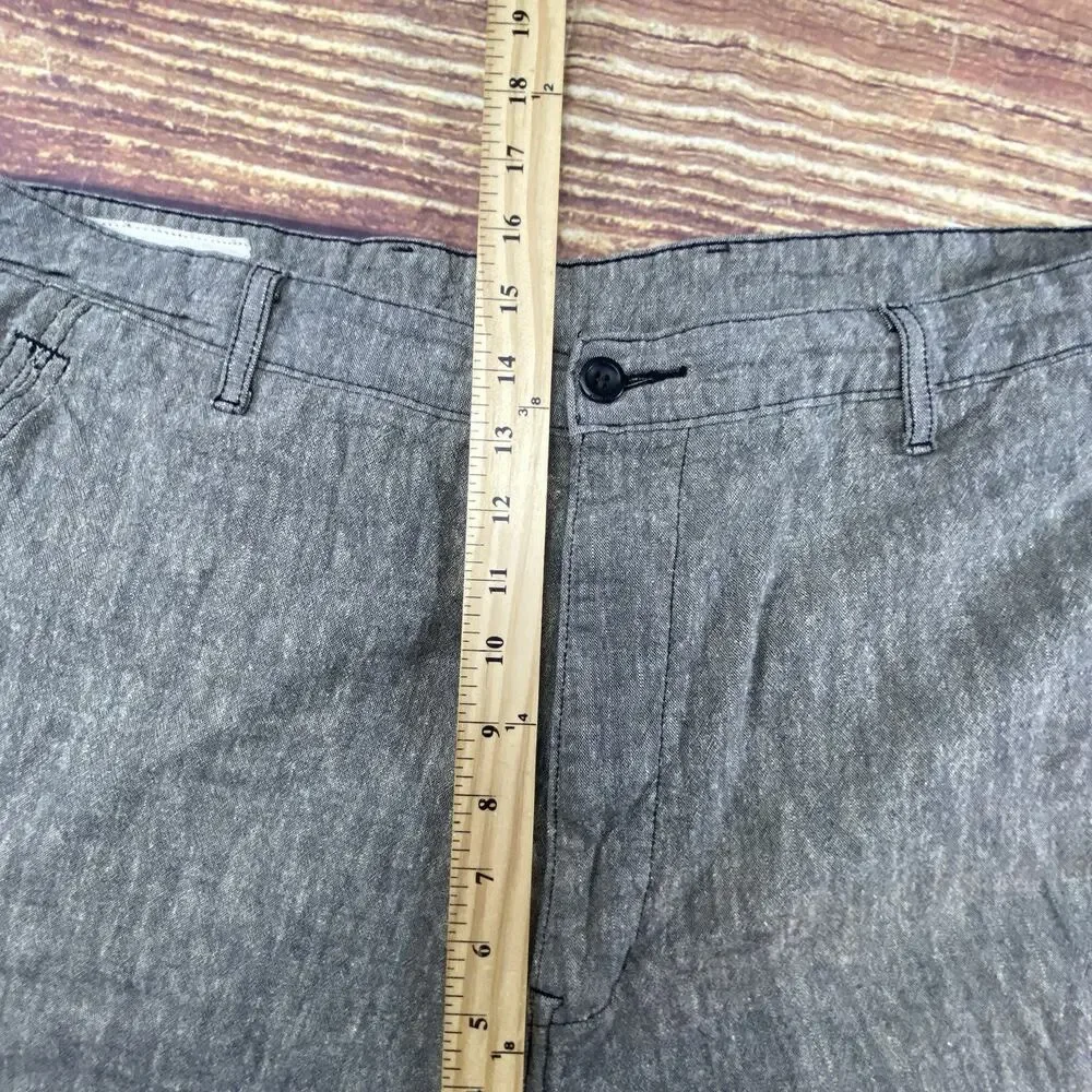 Levi Strauss Gray Cargo Shorts Mens 38 Utility Outdoor Ripstop Waterless Pockets